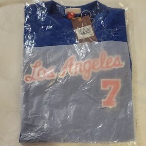Mitchell & Ness Blue and White Los Angeles Jersey